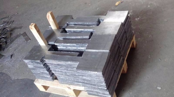 Double Herringbone Lead Shielding Bricks Customized 15Mm For Industrial NDT