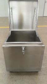 Stainless Steel Or Steel Inner And Outer Boxes Lead Material Mobile Shields/Radioactive Isotope Containers