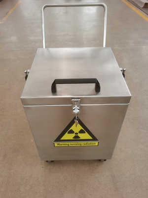 Stainless Steel Inner And Outer Radioactive Source Lead Shielded Box For Isotope Transport Storage