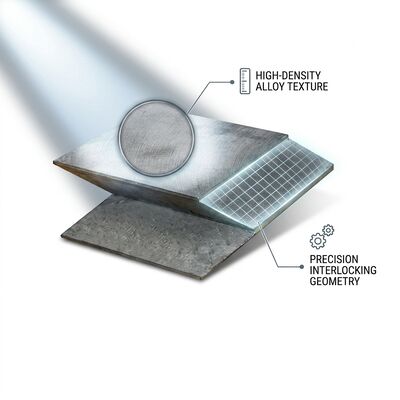 99.994% Pure Lead Shielding Bricks with Double-Herringbone Interlocking and Customizable Thickness for Nuclear Medicine