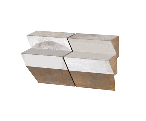 5.0 Mohs Hardness Industrial Lead Shielding Bricks with Tensile Strength 12 MPa