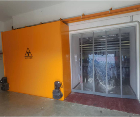 Steel Frame Radiation Protection Door Finish with Powder Coating Or Stainless Steel Customizable Height Height as Required