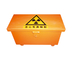 Radiation Source Storage Medical Lead Shielded Box With Casters Customized