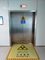 SS Surface Class I Radiation Protection Lead Door With Ionizing Radiation Sign