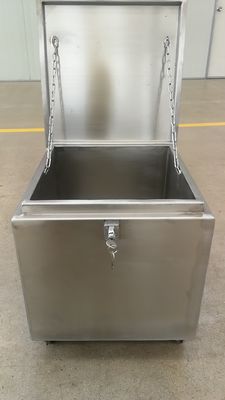 Double Lock Stainless Steel Lead Shielded Box for Safe Radioisotope Transport and Customizable Storage