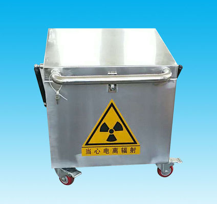 Double Lock Stainless Steel Lead Shielded Box for Safe Radioisotope Transport and Customizable Storage
