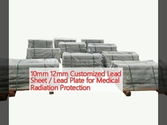 10mm 12mm Customized Lead Sheet / Lead Plate for Medical Radiation Protection